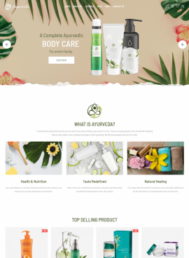 Body Care Website